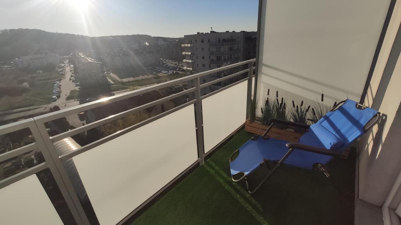 Aqua & Sky - Komfortowy Apartament Na Szczytowym Pietrze Przy Aquaparku Reda Luaran gambar